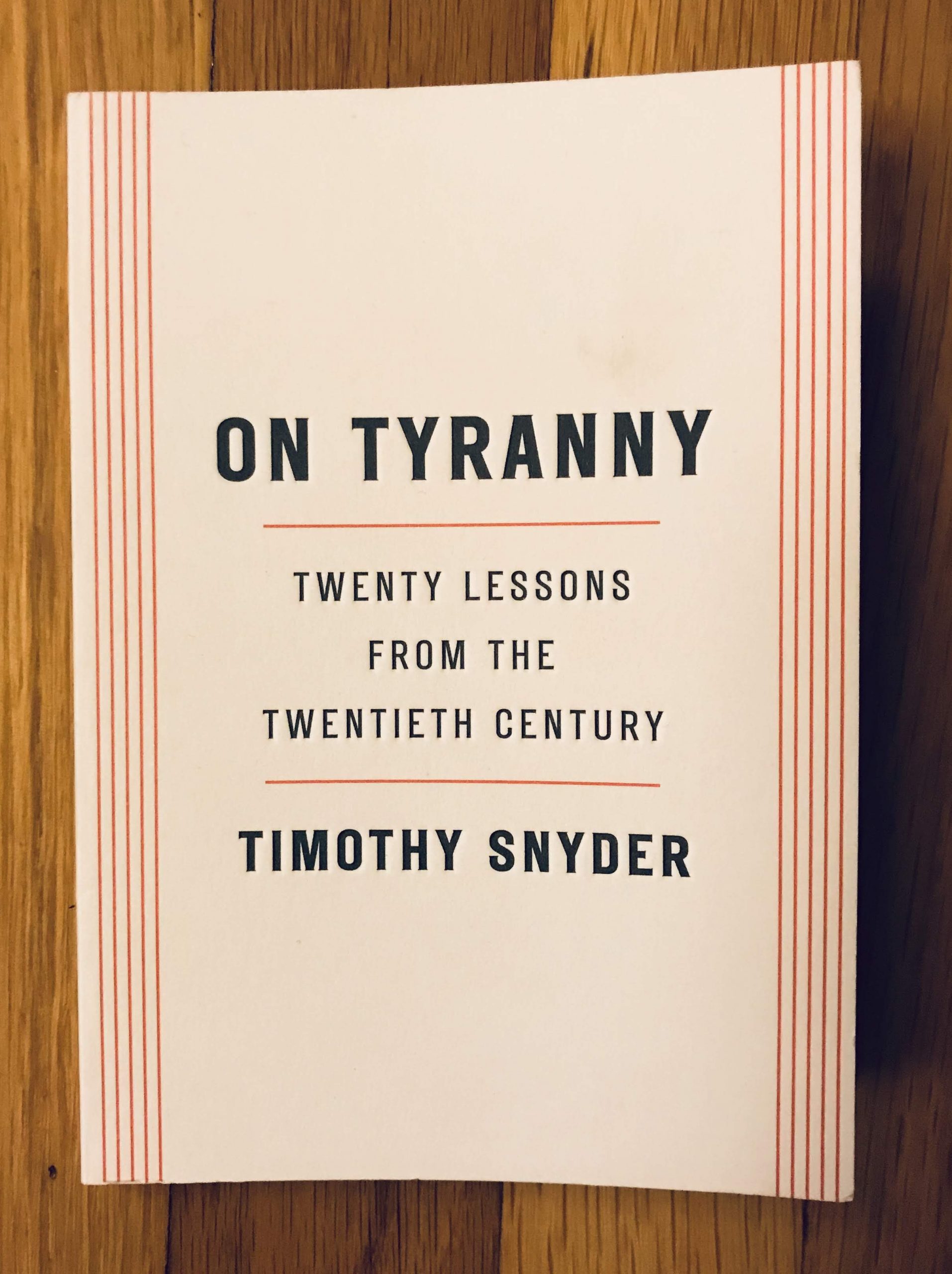 Cover of On Tyranny