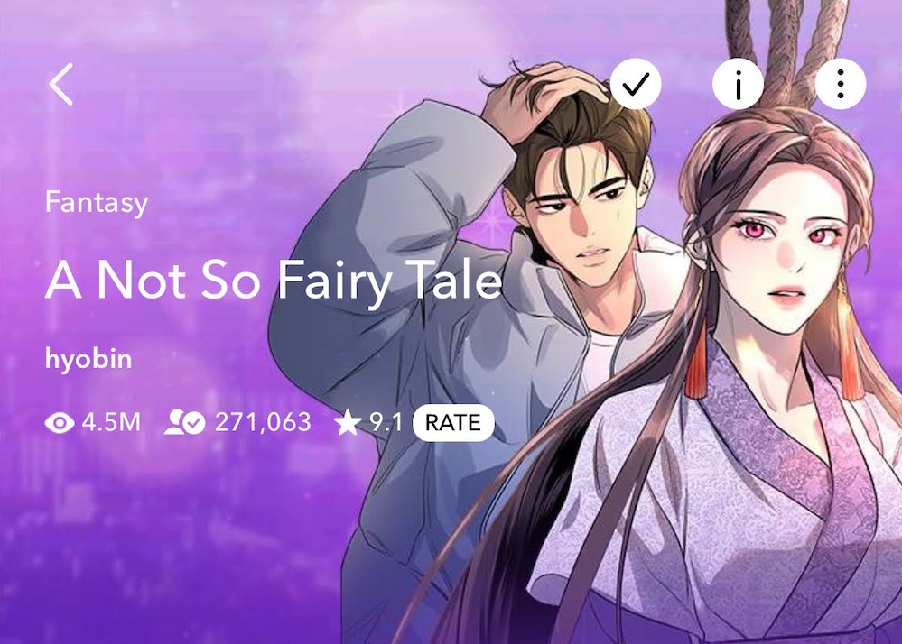Banner for A Not So Fairy Tale by Hyobin