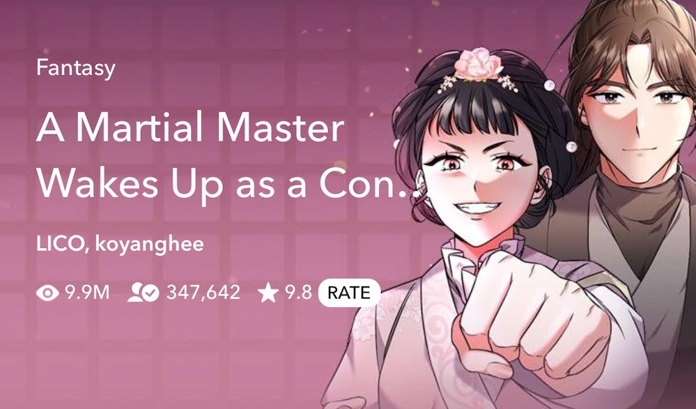 Cover for A Martial Master Wakes Up as a Concubine by LICO , koyanghee 
