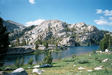 Boothe Lake, from our camping spot