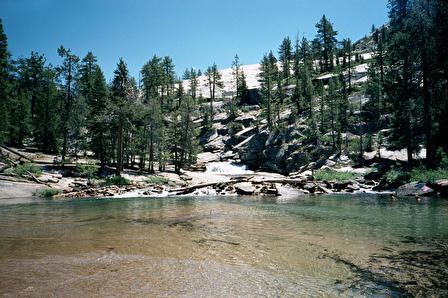 A pool near Merced High Sierra Camp